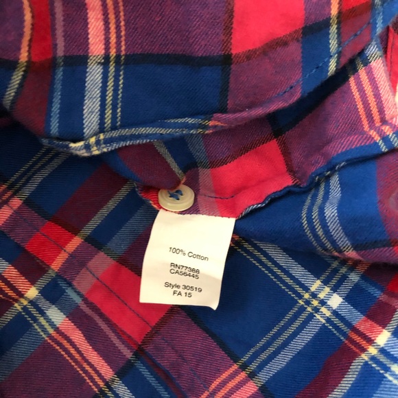 EUC J Crew Factory Women’s Plaid The Perfect Shirt - Picture 6 of 6
